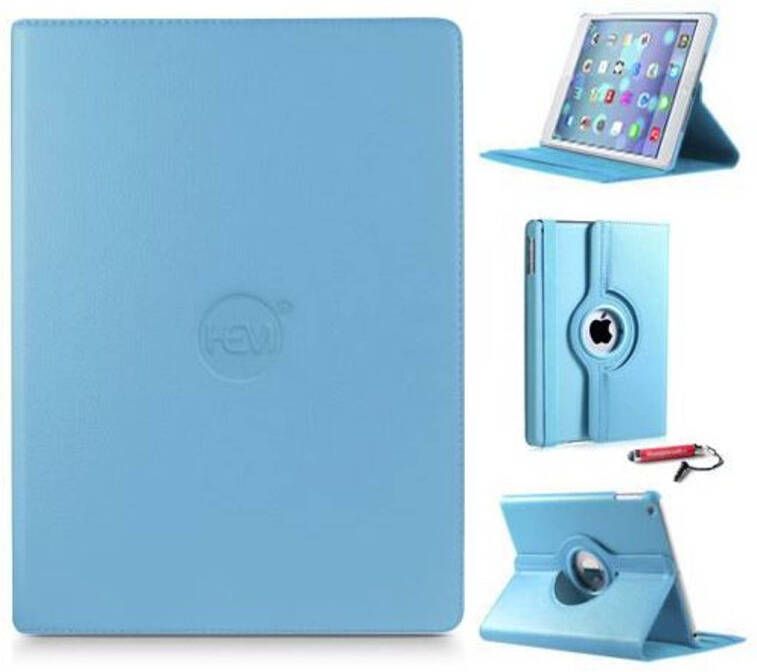HEM iPad Hoes geschikt voor iPad Mini 1 iPad Mini 2 iPad Mini 3 Lichtblauw 360 graden draaibare iPad Hoesje