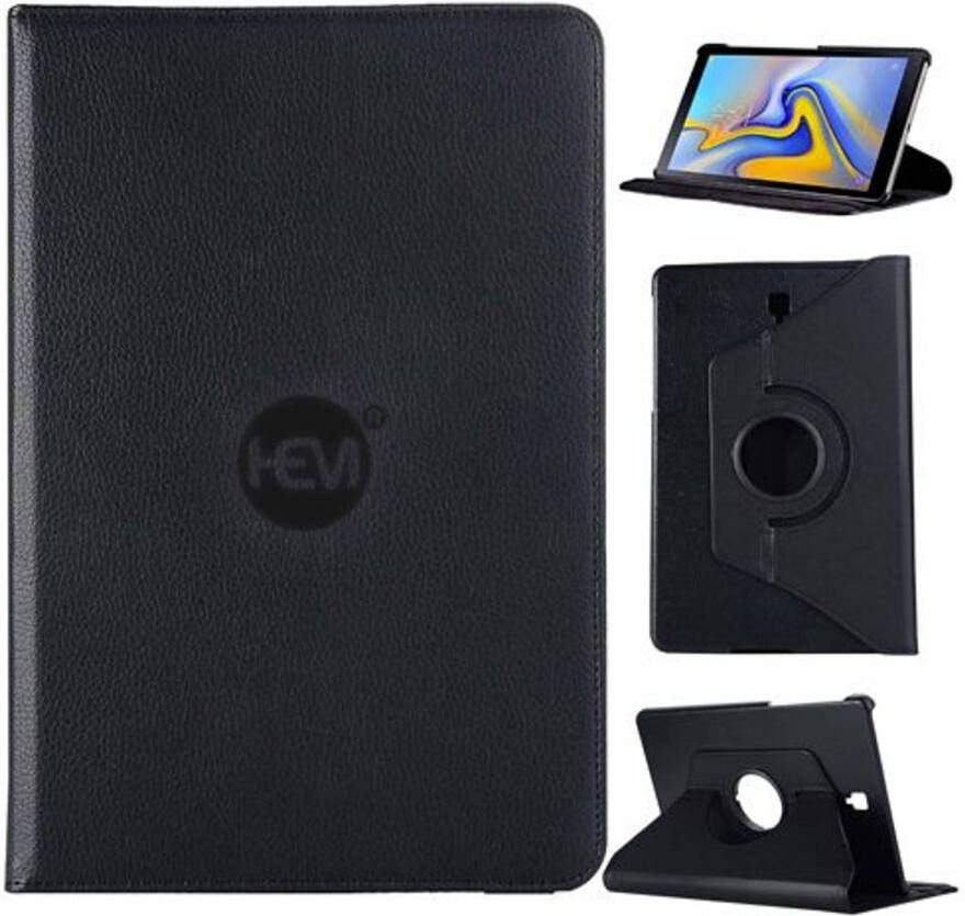 HEM Samsung Galaxy Tab S4 10.5 T830 T835 Cover Zwart met uitschuifbare Hoesjesweb stylus Ipad hoes Tablethoes