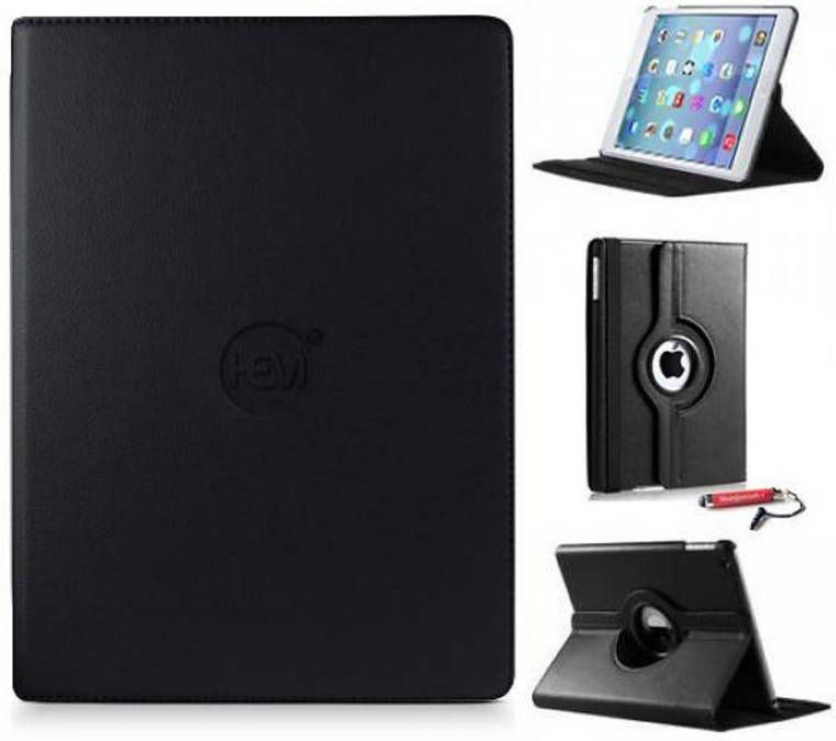 HEM Zwarte 360 graden draaibare hoes iPad 2 3 4 met gekleurde stylus pen Ipad hoes Tablethoes