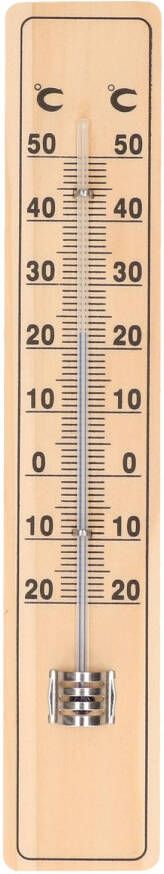 Hendrik Jan Thermometer buiten beukenhout 20 cm Buitenthermometers