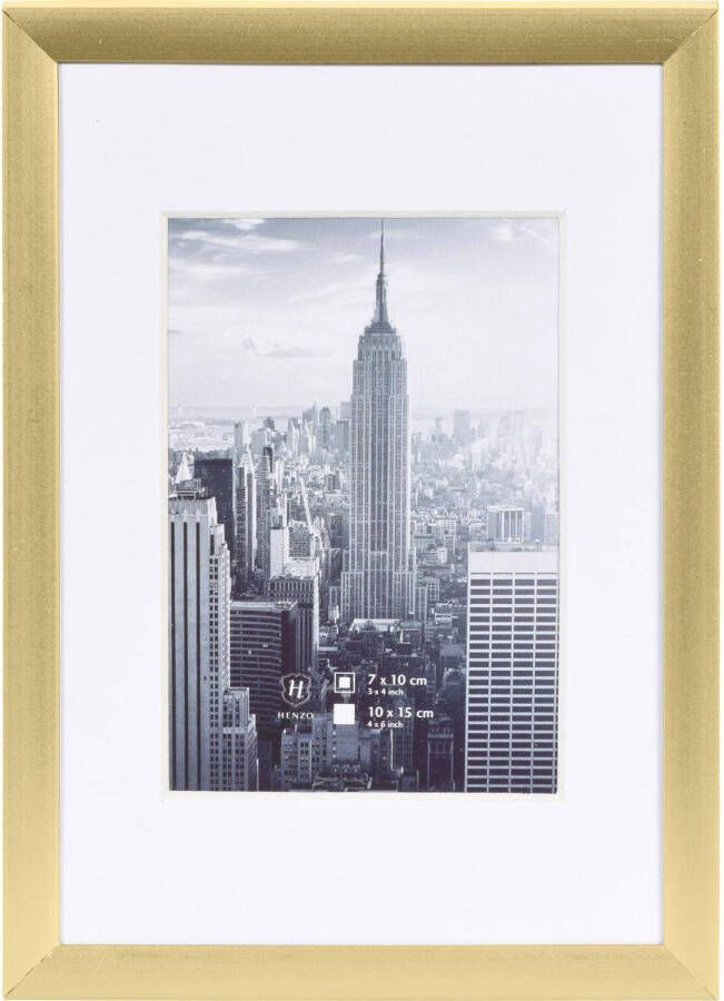Henzo Fotolijst Manhattan Fotomaat 10x15 cm Goud
