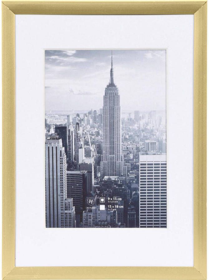 Henzo Fotolijst Manhattan Fotomaat 13x18 cm Goud