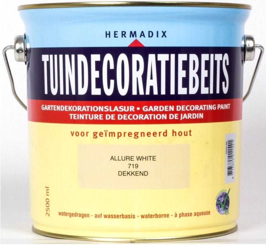 Hermadix Tuindecoratiebeits Dekkend Allure White 2 5 Liter