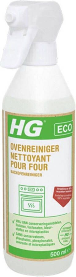 HG ECO ovenreiniger 2 Stuks! 500ml de milieubewuste reiniger voor uw oven