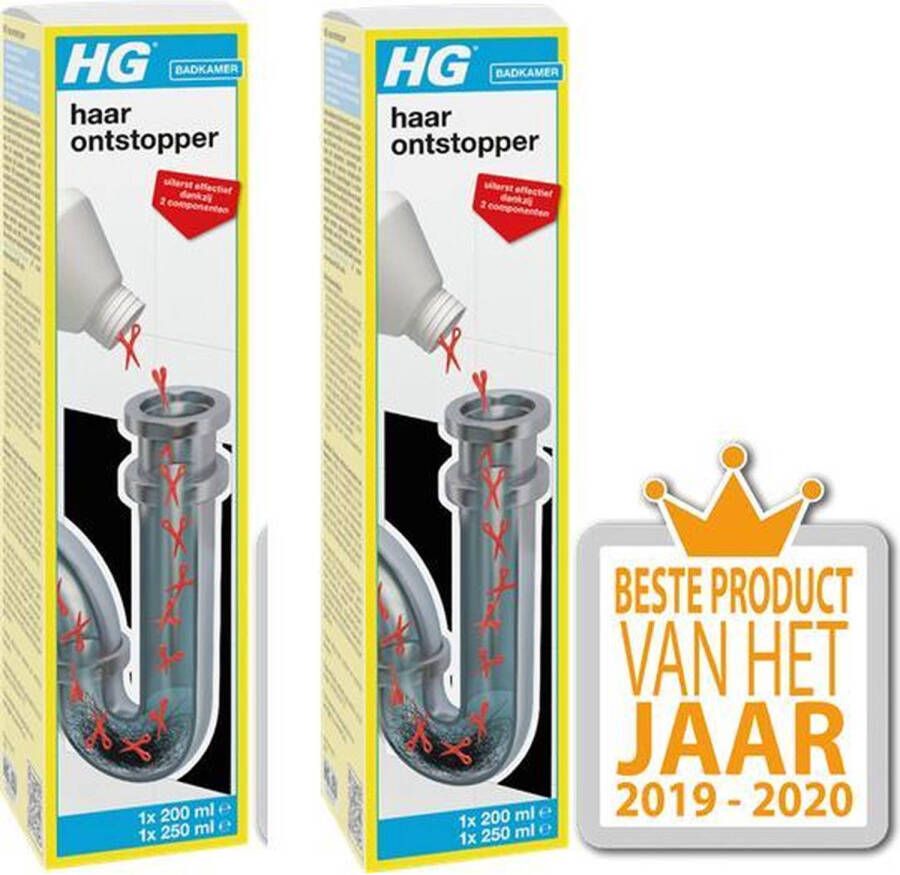 HG Haarontstopper 450 ml 2 Stuks !