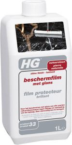 Hg Natuursteen beschermfilm met glans (shine finish).