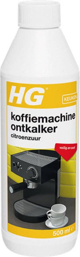 HG ontkalker voor koffiemachines Duopak 2 x 500 ML