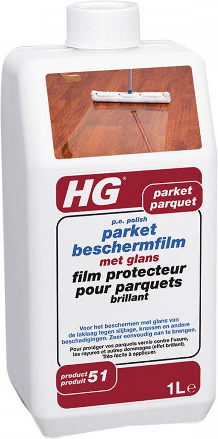 HG parket beschermfilm met glans