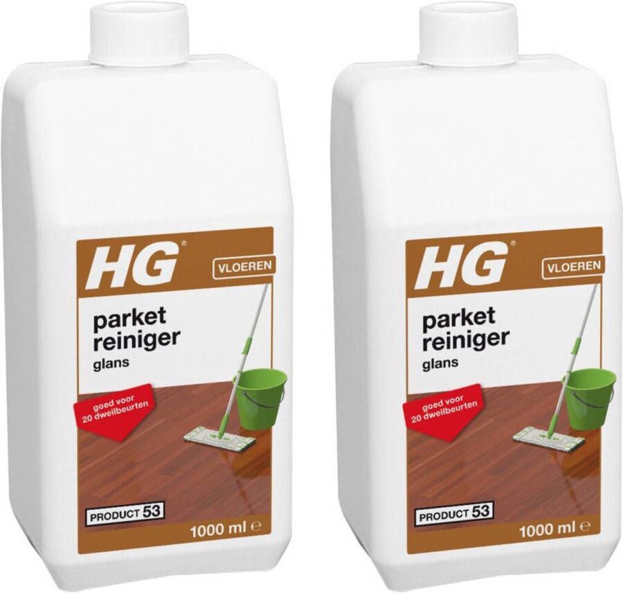 HG Parket Glansreiniger 1L 2 Stuks !