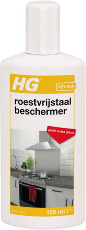 HG Roestvrijstaal Snelglans 125 ml 2 Stuks !