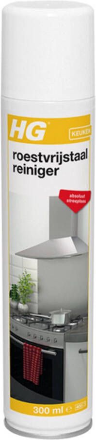 HG RVS Snelreiniger 300 ml Roestvrijstaal snelreiniger 2 Stuks !