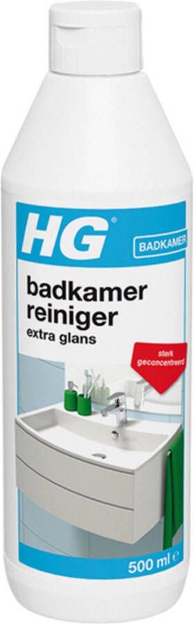 HG Sanitairglans -Badkamer reiniger 500 ml 2 Stuks !