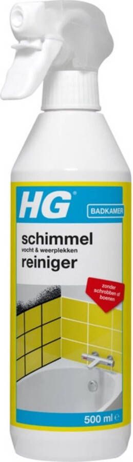 HG Schimmel- Vocht & Weerplekken 500 ml Reiniger 2 Stuks !