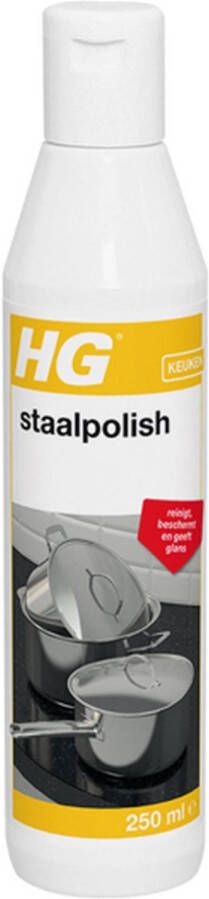 HG staalpolish onderhoudsmiddel voor roestvrijstalen (RVS) 2 Stuks !