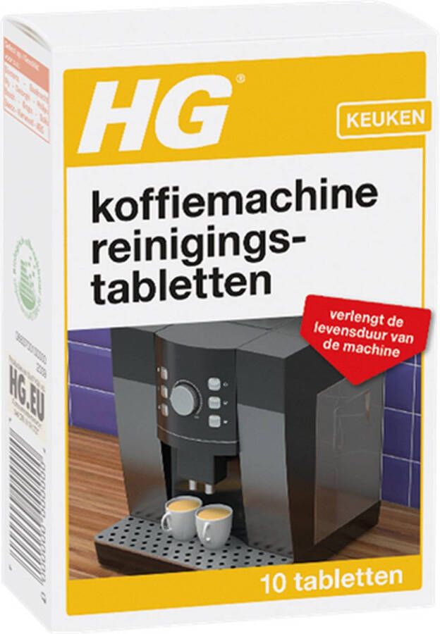 HG universele reinigingstabletten voor koffiemachines 3 Stuks !