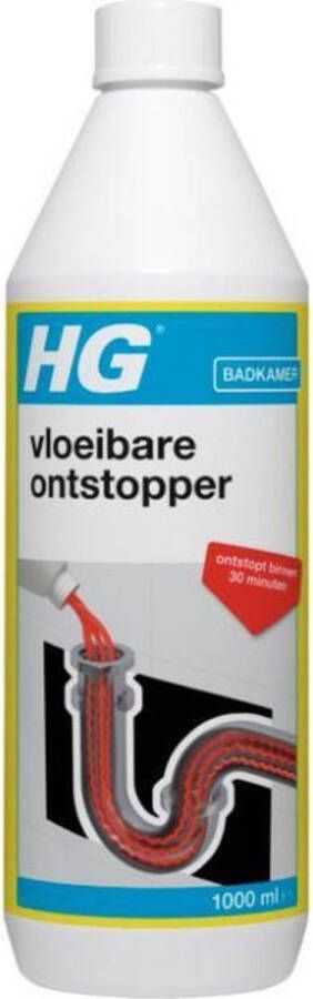 HG Vloeibare Ontstopper 1 L 2 Stuks !