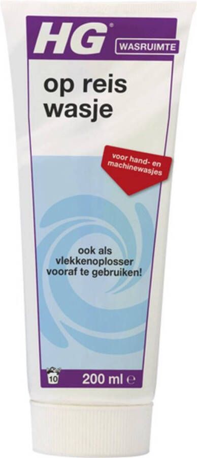 HG Wasmiddel Op Reis Wasje 200 Ml 2 Stuks !