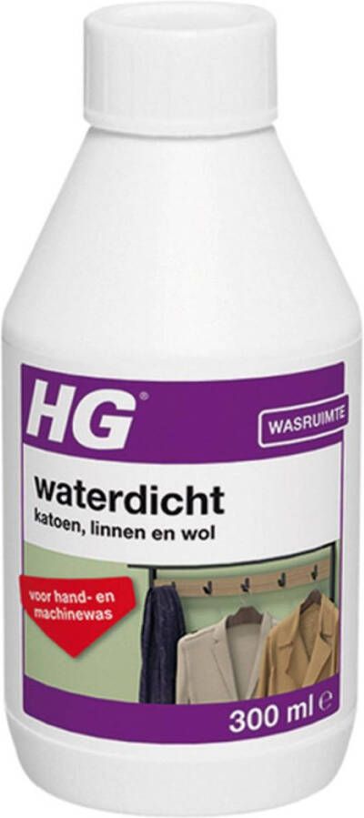 HG waterdicht voor katoen linnen wol en gemengde textielsoorten 2 Stuks ! Merk: