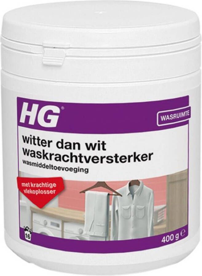 HG witter dan wit waskrachtversterker met vlekoplosser totaal 2 Stuks ! Merk: