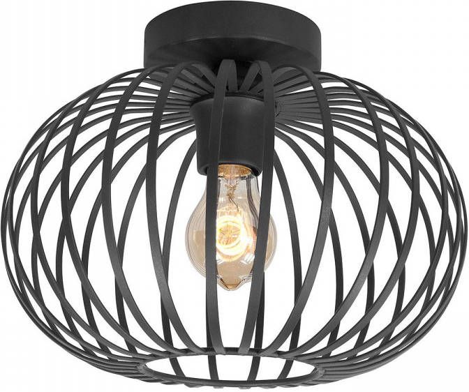 Highlight Plafondlamp Bolato Ø 30 cm zwart
