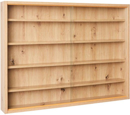 Interlink SAS Artisario vitrinekast wandmontage eiken Artisanale decor.