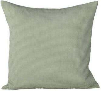 Hioshop Celine kussensloop 50x50cm groen.