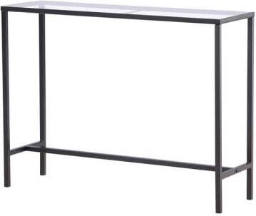 Hioshop Dipp sidetable zwart.