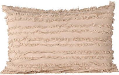 Hioshop Edith kussensloop 40x60cm beige.