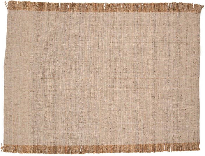 Hioshop Emilio vloerkleed 230x180cm offwhite.