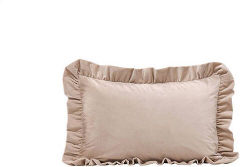 Hioshop Hailey kussensloop 40x60cm beige.