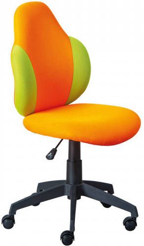 Interlink SAS Jessi kantoorstoel oranje groen.