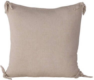 Hioshop Nora kussensloop 60x60cm beige.