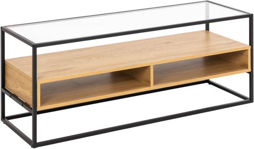 Hioshop Rands TV-meubel 3 planken eik decor.