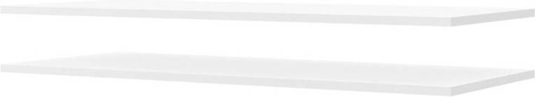 Hioshop Spell 2 losse planken voor kleerkast wit.