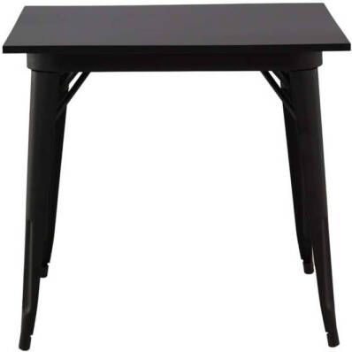 Nohr Vierkante Bistrotafel Jerae 80 x 80cm Zwart - Foto 2