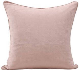 Hioshop Tyra kussensloop 60x60cm roze.