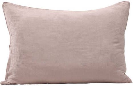 Hioshop Tyra kussensloop 70x100cm roze.