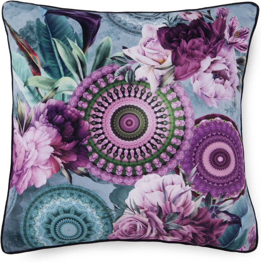 HIP Polyester Sierkussen Bandhura multi 48x48cm