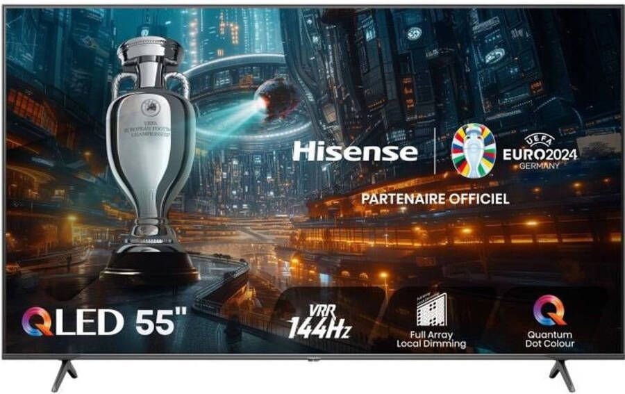 Hisense 55E7NQ Pro 55&apos;&apos; (139 cm) QLED TV 4K UHD 3840x2160 144Hz HDR 10+ Smart TV 4 x HDMI