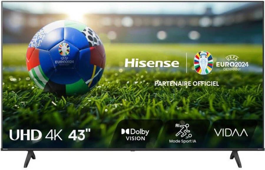 Hisense LED-TV 43A6N 43&apos;&apos; (108 cm) 4K UHD 3840x2160 60Hz HDR 10+ Smart TV 3 x HDMI