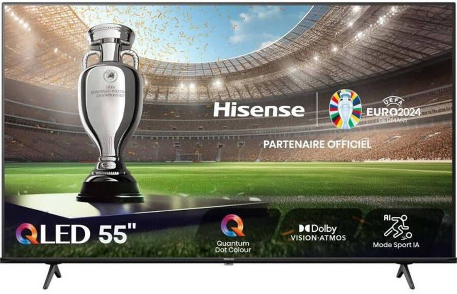 Hisense LED-TV 55E7NQ 55&apos;&apos; (139 cm) 4K UHD 3840x2160 60Hz HDR 10+ Smart TV 3 x HDMI