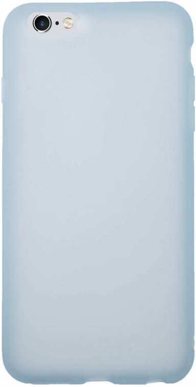 HomeLiving BMAX Liquid latex soft case hoesje voor iPhone 6 6s Plus Light Blue Lichtblauw