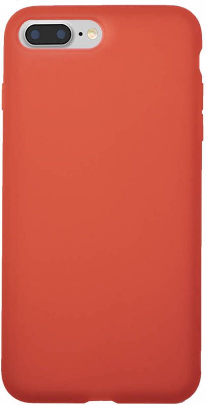 HomeLiving BMAX Liquid latex soft case hoesje voor iPhone 7 8 Plus Red Rood
