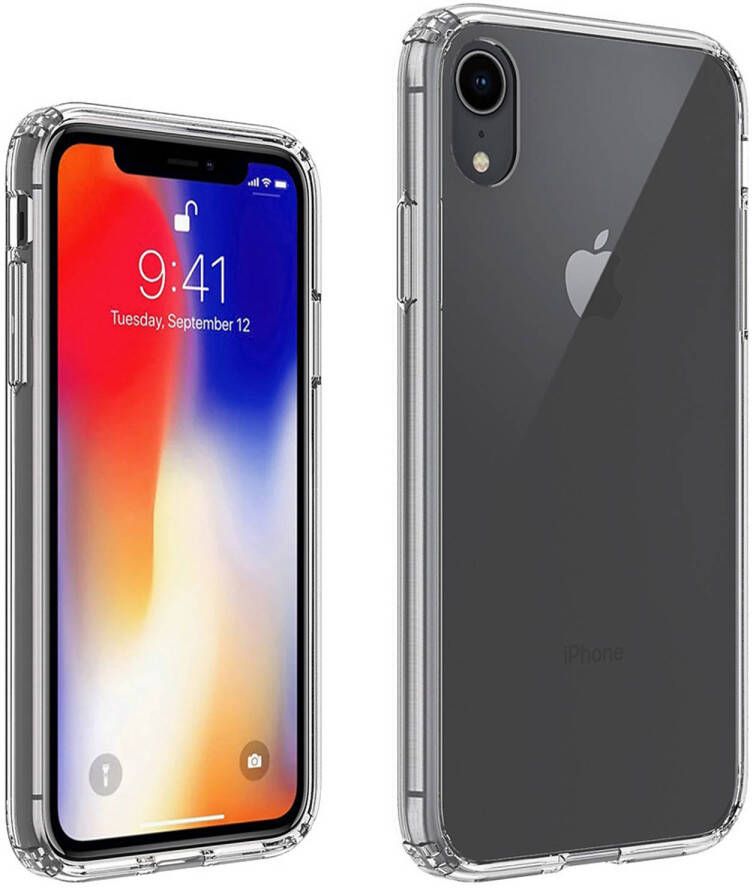 HomeLiving BMAX TPU hard case hoesje voor iPhone Xr Transparant