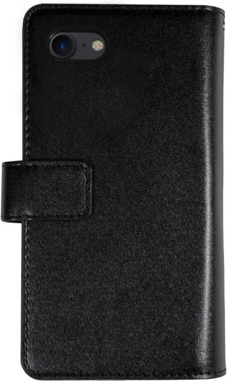 HomeLiving BMAX Zipper + 10 Card Slots Wallet Leather Case iPhone 8 Black Zwart