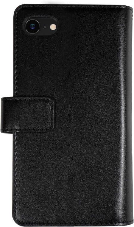 HomeLiving BMAX Zipper + 10 Card Slots Wallet Leather Case iPhone SE 2020 Black Zwart