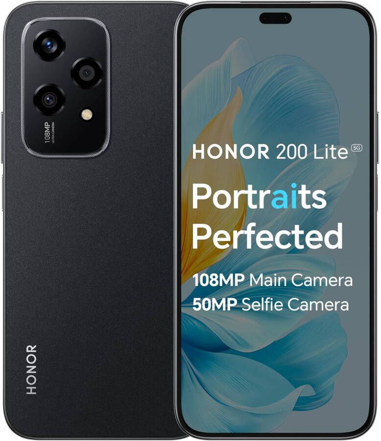 Honor 200 Lite 5G 256GB Midnight Black