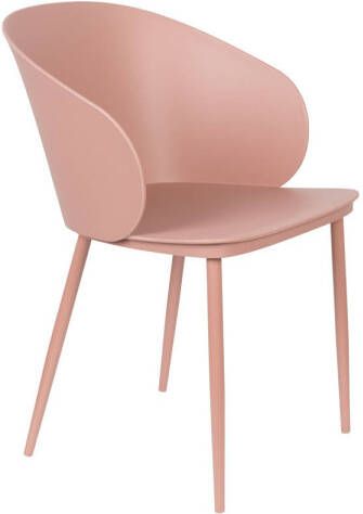 Housecraft Living Housecraft Gigi Eetkamerstoelen met armleuning Roze Set van 2