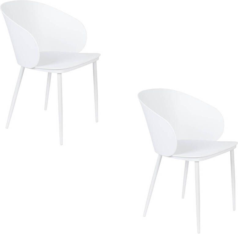 Housecraft Living Housecraft Gigi Eetkamerstoelen Wit Set van 2 - Foto 2