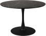 Housecraft Living Housecraft Maru Eettafel Marmerlook Rond 110 cm Zwart - Thumbnail 1